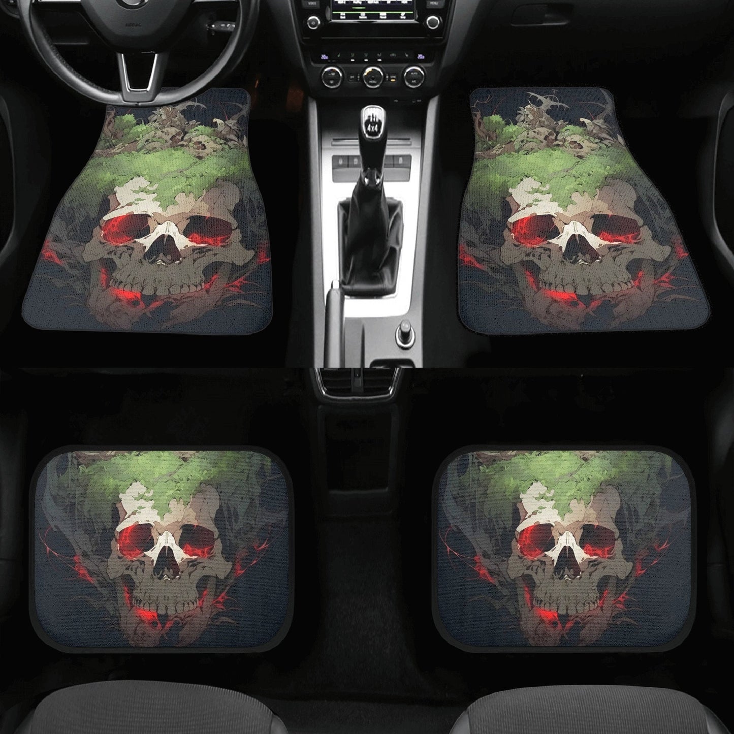 Rose skull car seat cushion cover, gothic skull car seat tool, motorcycle skull car seat tool, flower skull car seat cushion cover skulls