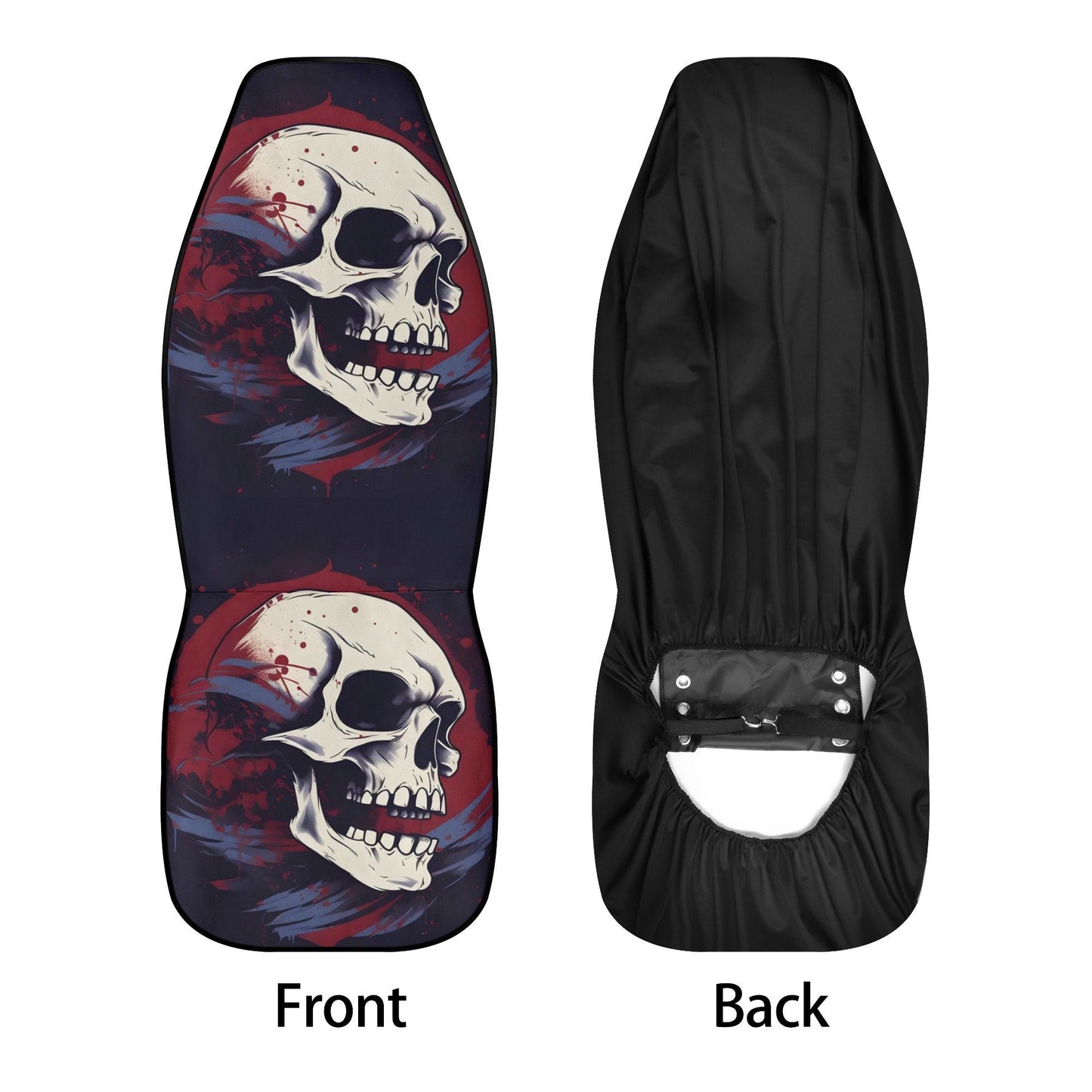 Grim reaper car seat protector cover skull in fire car protector skull in fire car seat protector cover gothic skull skull car floor mat set