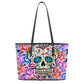 Dia de los muertos skull cosmetic wallet, sugar skull girl shoulder bag, cinco de mayo skull long wallet day of the dead long wallet bag set
