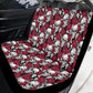 Rose skull mat for car, death skull car protector, rose skull car seat cover full set evil car seat cover full set rose skull car seat cover