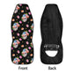 Christmas skull seat cover protector, gothic skull car seat cushion cover rose skull car seat tool biker skull car accessories car floor mat