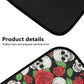 Flower skull seat cover for truck, flame skull seat cover protector, punisher skull car accessories, skeleton car accessories floor mats set