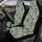 Sugar skull car seat protector, sugar skull car mat flooring, floral skull car floor mat, floral skull car tool, floral skull car seat cover