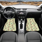 Floral sugar skull truck seat cover, mexican skull rug for car, day of the dead seat cover for car, day of the dead car seat cushion covers