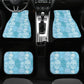Sugar skull car accessories, mexican skull car protector, dia de los muertos skull car mat, sugar skull girl car seat cover car truck mats