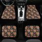 Mexican skull car accessories, sugar skull car mat flooring dia de los muertos skull car seat tool mexico car seat protector car accessories