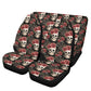Floral car seat cover, death skull car accessories skull car seat cover flame skull car seat protector cover, christmas skull car seat cover