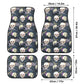 Skeleton truck seat cover, motorcycle skull car accessories, skull in fire cover cushion accessories for Cars, flame skull car protector mat