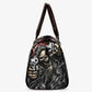 Punisher skull Vacation Holidays Travel Bag, death skull Carry On Bag, flame skull Carry on Weekender Overnight Bag, christmas skull handbag