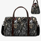 Punisher skull Vacation Holidays Travel Bag, death skull Carry On Bag, flame skull Carry on Weekender Overnight Bag, christmas skull handbag