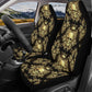 Skeleton seat cover for car, gothic skull car floor mat, grim reaper car seat cover, rose skull truck seat cover, skeleton car seat covers