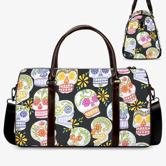 Sugar skull Hospital Bag, day of the dead large travel bag, day of the dead Vacation Holidays Travel Bag, cinco de mayo skull Carry on bag