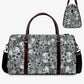 Biker skull Carry on Weekender Overnight Bag, flaming skull travel bag, rose skull Overnight Bag, punisher skull handbag grim reaper handbag