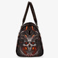 Skull weekender bags, evil large travel bag, death skull Carry On Bag horror travel bag punisher skull weekender bags, skull in fire handbag