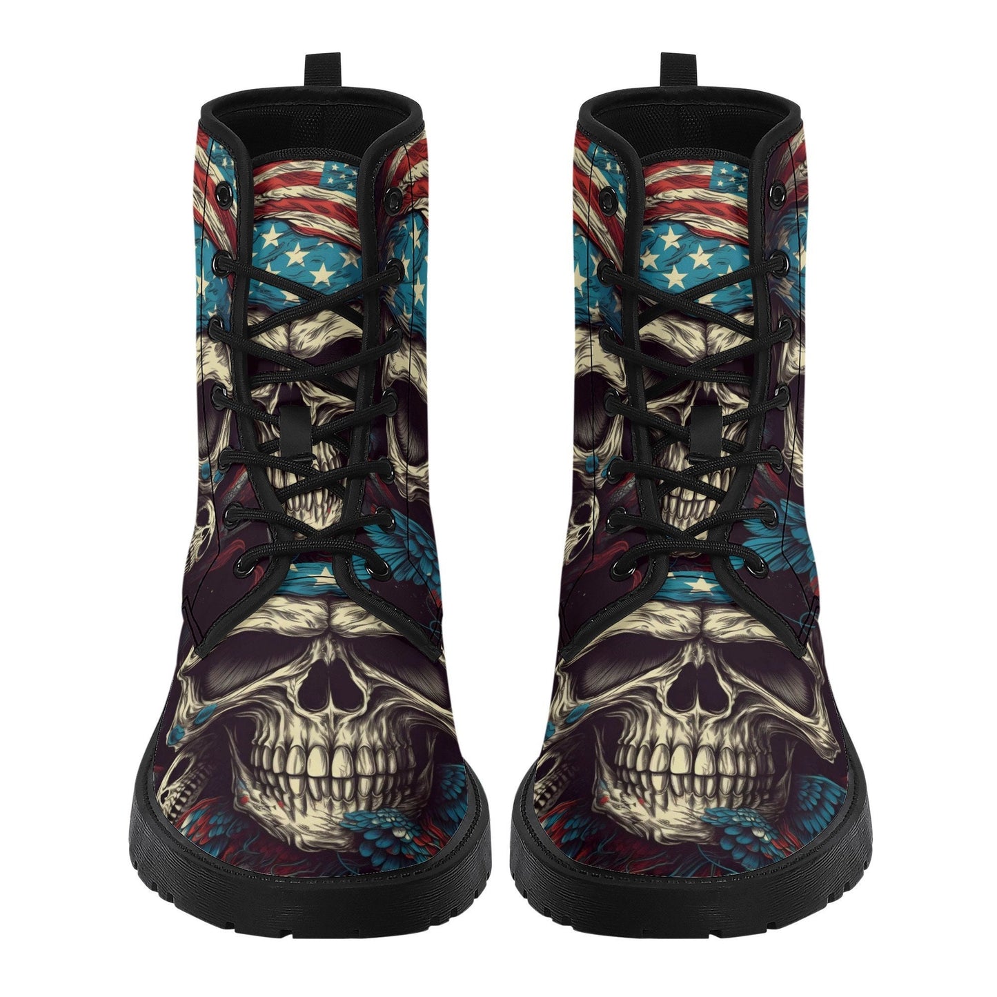 Skull unisex shoes, grim reaper men women shoes, skull in fire unisex boots, horror ankle Boots, skull winter boots, flame skull shoes boots