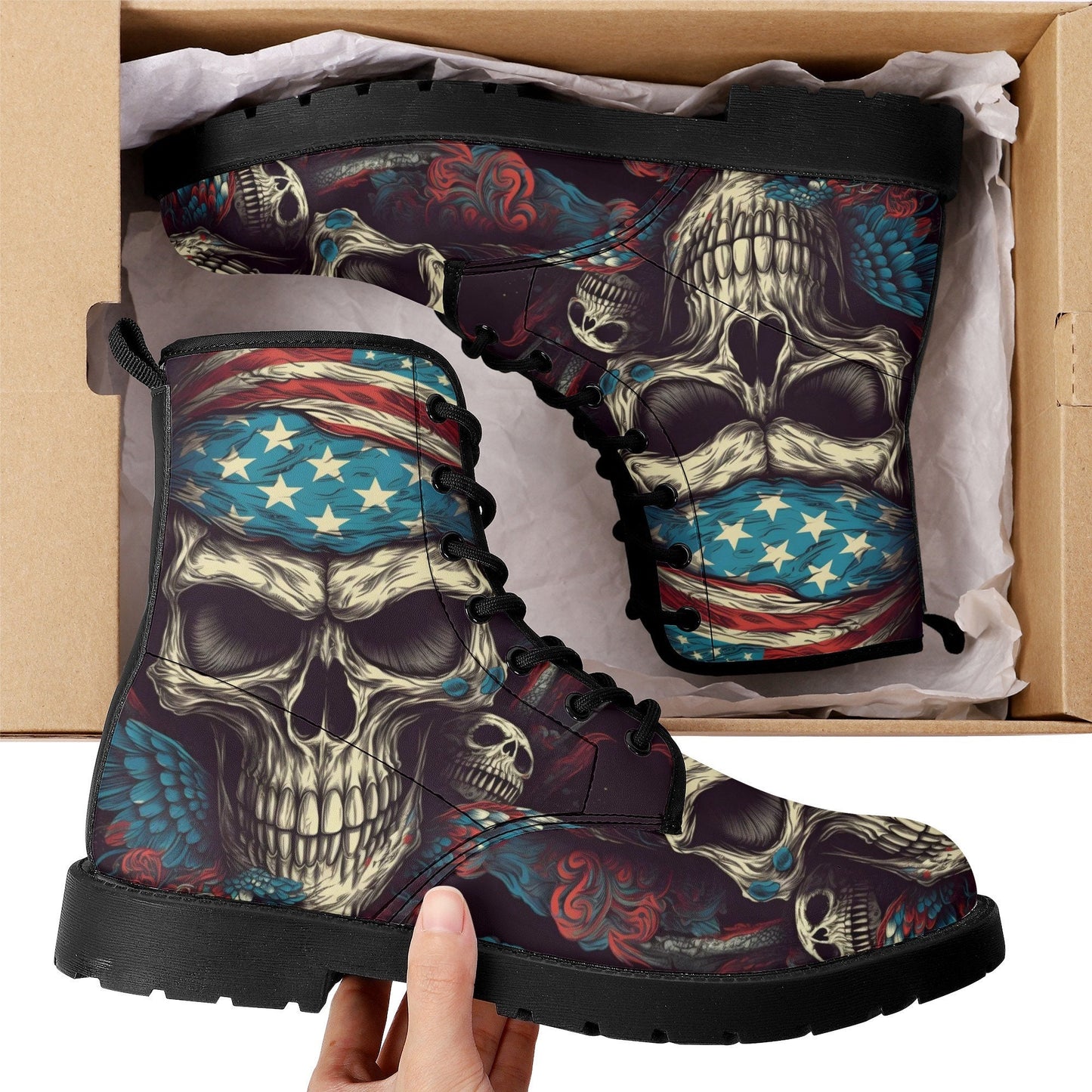 Skull unisex shoes, grim reaper men women shoes, skull in fire unisex boots, horror ankle Boots, skull winter boots, flame skull shoes boots