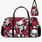 Sugar skull duffel bag, mexico large travel bag, day of the dead shoulder bag, day of the dead monogrammed bag, candy skull Vacation Holiday