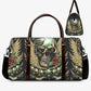 Skull travel bag, floral skull Hospital Bag, skull in fire Overnight Bag, gothic skull Hospital Bag, biker skull weekender bags, flame skull