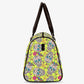 Sugar skull girl weekender bags, sugar skull Overnight Bag, mexico Canvas Weekend Travel Bag, floral skull monogrammed bag candy skull purse
