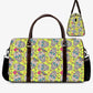Sugar skull girl weekender bags, sugar skull Overnight Bag, mexico Canvas Weekend Travel Bag, floral skull monogrammed bag candy skull purse