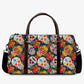 Dia de los muertos skull Vacation Holidays Travel Bag, sugar skull Carry On Bag, calaveras skull Hospital Bag candy skull travel bag handbag