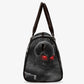 Death skull Carry on Weekender Overnight Bag, christmas skull Canvas Weekend Travel Bag, evil Overnight Bag, flower skull handbag, punisher