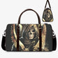 Death skull shoulder bag, evil large travel bag, motorcycle skull large travel bag, skeleton duffel bag, biker skull Carry on Weekender bag