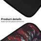 The American Bald Eagle skull car protector, death skull mat for car, horror car rug, goth car floor mat, skeleton car protector car mat set