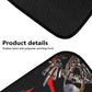 Flame skull car rug, death skull car seat cover full set, rose skull rug mat for car, horror seat cover for car reaper skull car accessories