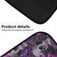 Flower skull rug mat for car, biker skull car seat protector, floral skull cover cushion accessories for Cars skull seat cover protector mat