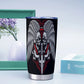 Wings skull freezer Mug, gothic skull beer mug, goth jumbo Mug, flaming skull mug, evil tumbler cup mug, flame skull cup flame skull tumbler