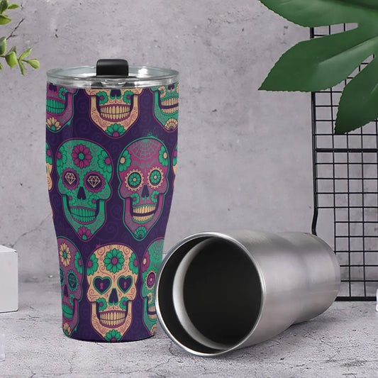 Calaveras skull coffee mug, mexico mug, sugar skull girl beer mug, mexican skull jumbo Mug, day of the dead jumbo Mug, floral skull tumblers