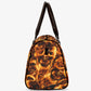 Flaming skull Carry On Bag, christmas skull monogrammed bags, biker skull Hospital Bag, grim reaper Hospital Bags, halloween Hospital Bags