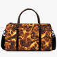 Flaming skull Carry On Bag, christmas skull monogrammed bags, biker skull Hospital Bag, grim reaper Hospital Bags, halloween Hospital Bags