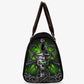 Punisher skull duffel bag, flower skull handbag, skull weekender bags, floral skull monogrammed bag, flaming skull Vacation Holidays Travel