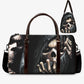 Grim reaper shoulder bag, biker skull duffel bag, halloween large travel bag, motorcycle skull travel bag, death skull travel halloween bag