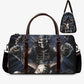 Biker skull travel bag, gothic skull Vacation Holidays Travel Bag, skull Hospital Bag, skull motorcycle Holidays Travel Bag, biker handbag