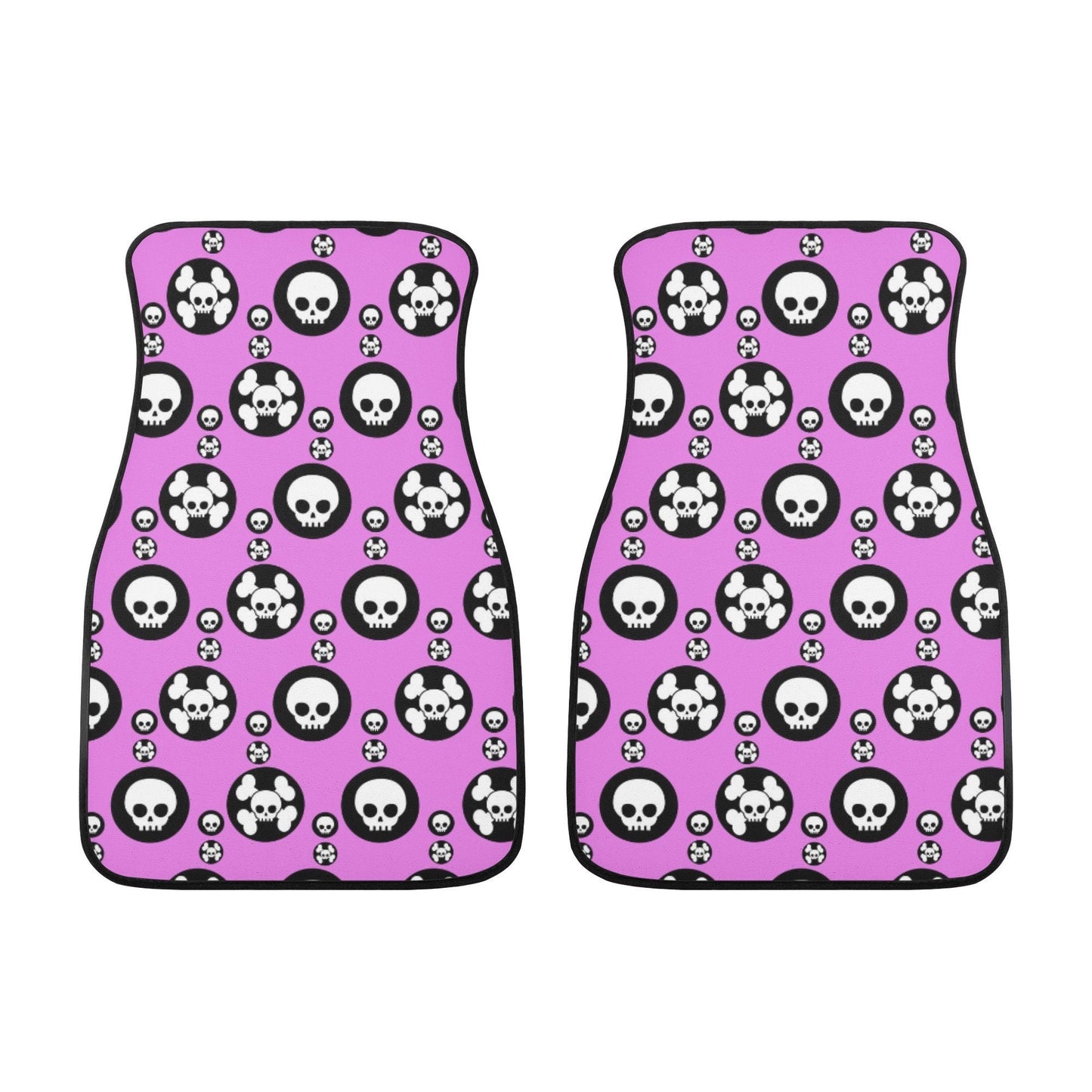 Halloween car accessories, skeleton car protector, punisher skull car seat protector cover, evil car tool, punisher skull mat for car truck