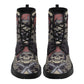 Reaper skull boots for men women, gothic skull men women shoes, skull winter boots, death skull shoes gothic skull unisex boots, biker boots