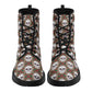 Floral sugar skull waterproof shoes, cinco de mayo skull boots, dia de los muertos skull boots, mexican skull unisex shoes skull boots shoes