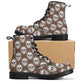 Floral sugar skull waterproof shoes, cinco de mayo skull boots, dia de los muertos skull boots, mexican skull unisex shoes skull boots shoes