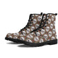 Floral sugar skull waterproof shoes, cinco de mayo skull boots, dia de los muertos skull boots, mexican skull unisex shoes skull boots shoes