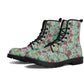 Mexico ankle Boots, candy skull waterproof shoes, sugar skull girl men women shoes, cinco de mayo skull fashion leather boots, mexican skull