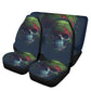 Gothic skull car protector, motorcycle skull car seat tool, skeleton cover cushion accessories for Cars biker skull car seat protector cover
