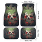 Rose skull car seat cushion cover, gothic skull car seat tool, motorcycle skull car seat tool, flower skull car seat cushion cover skulls