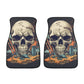 Halloween car seat cushion cover, skull in fire car seat tool, goth cover cushion accessories for Cars, gothic skull car seat cover car mat
