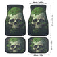 Gothic skull seat cover protector, goth seat cover protector, death skull car protector, halloween seat cover protector skull car mats set