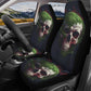 Gothic skull car protector, floral skull seat cover for car skull in fire car protector skull car floor mat accessories seat cover for truck