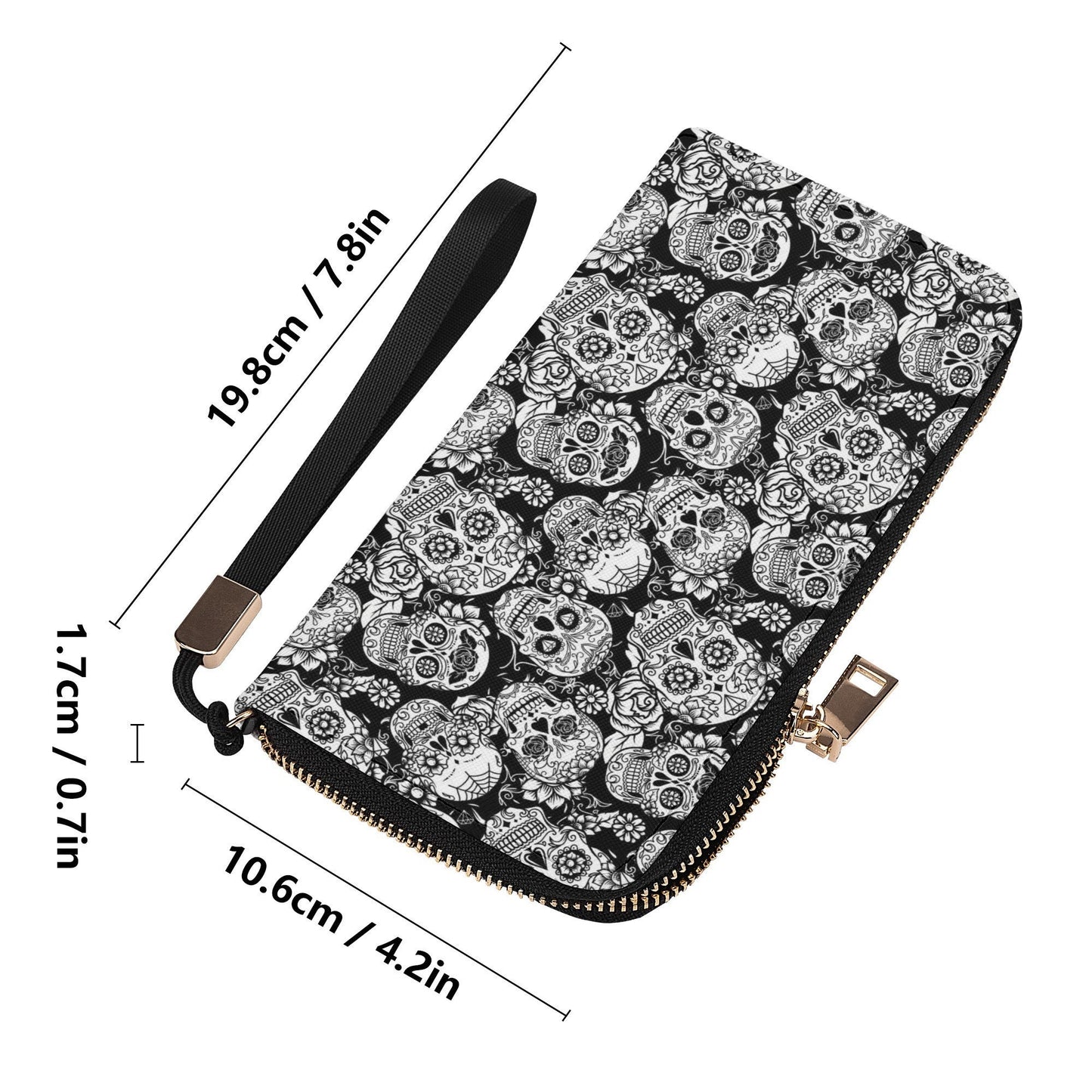 Dia de los muertos skull messenger bag, calaveras skull wallet, candy skull cosmetic bag, calaveras skull tote bag, floral sugar skull tote
