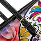 Dia de los muertos skull cosmetic wallet, sugar skull girl shoulder bag, cinco de mayo skull long wallet day of the dead long wallet bag set
